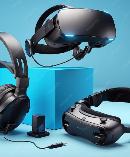 VR Gaming Headset Combo Set